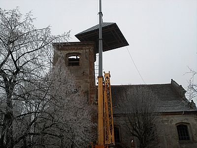 Oprava kostelní věže